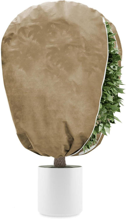Pflanzenfrostschutzhülle 50g/m² Vlies 100x120cm Braun