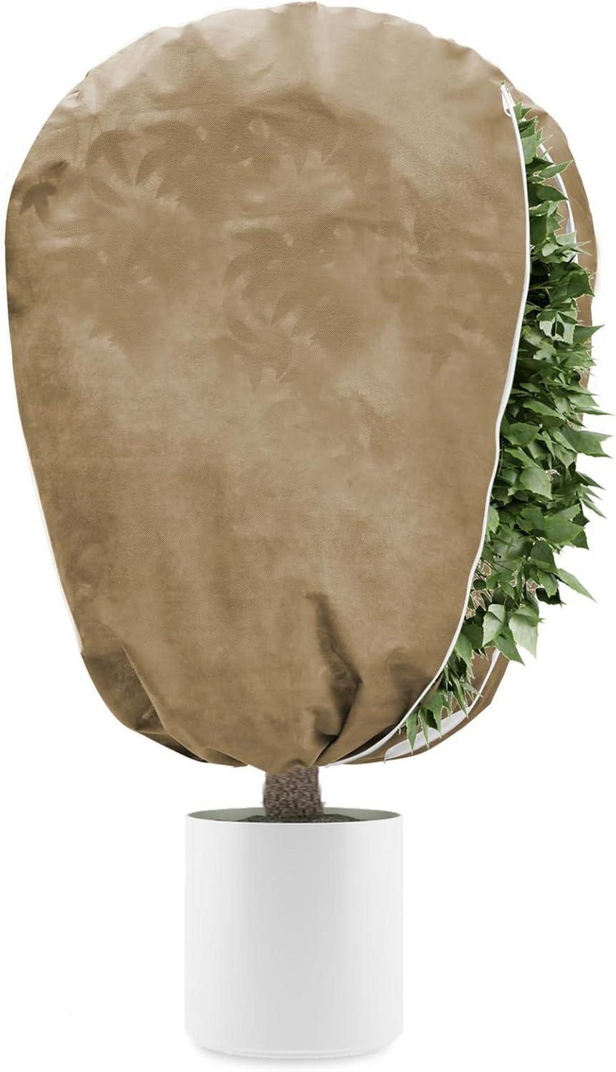 Pflanzen Frostschutz Vlies 50g/m² für Kübelpflanzen 140x200 cm Braun