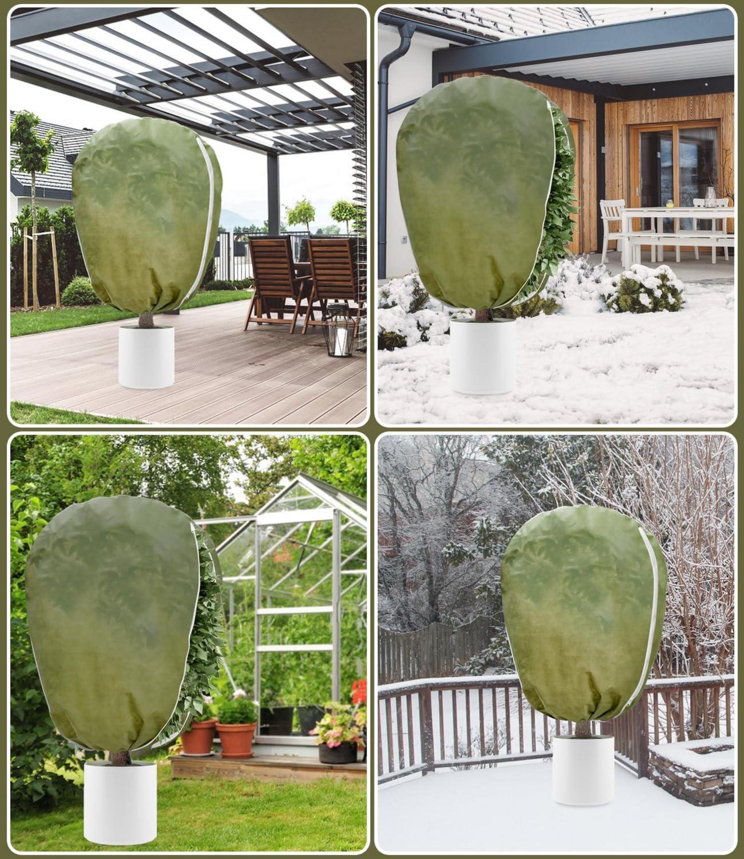 Pflanzenschutz Frostschutz Vlies 50g/m² Palmen Tomaten 100x120cm
