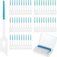 200 Interdentalbürsten Silikon Zahnseide Sticks Plaque Entferner