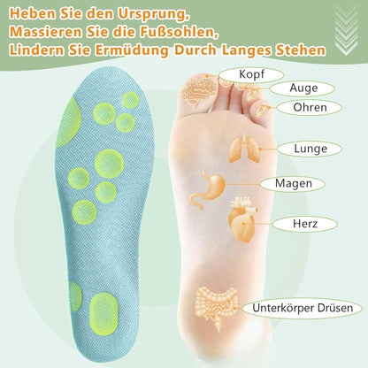 Orthopädische Einlegesohlen Herren Damen, Fersensporn Sport Schuheinlagen, 3 Paar, Gr.41-42