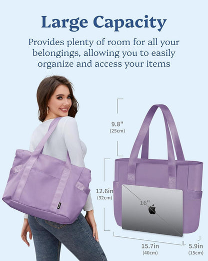 Wasserdichte Laptop-Tragetasche Damen 40,6cm violett