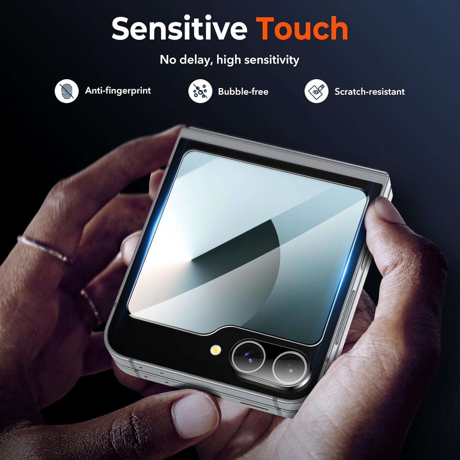 Panzer Schutzfolie für Samsung Galaxy Z Flip 6, 2 Glasschutz
