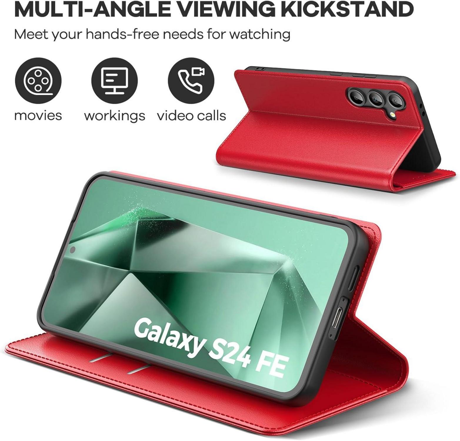 Handyhülle für Samsung Galaxy S24 FE 5G mit Magnetschnalle und