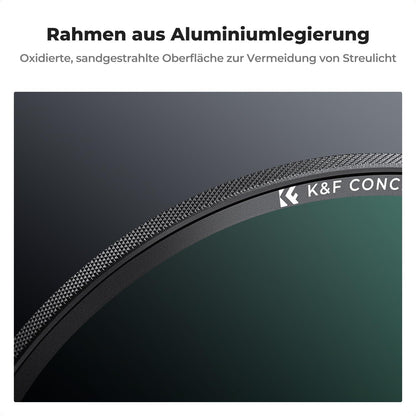 58mm Slim Zirkularer Polfilter CPL Optisches Glas Aluminium Magnetisch