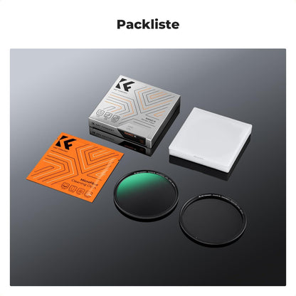 58mm Slim Zirkularer Polfilter CPL Optisches Glas Aluminium Magnetisch