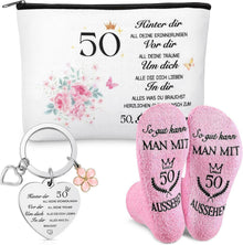 Weewooday Geburtstagsgeschenk Frauen Kosmetiktasche Socken