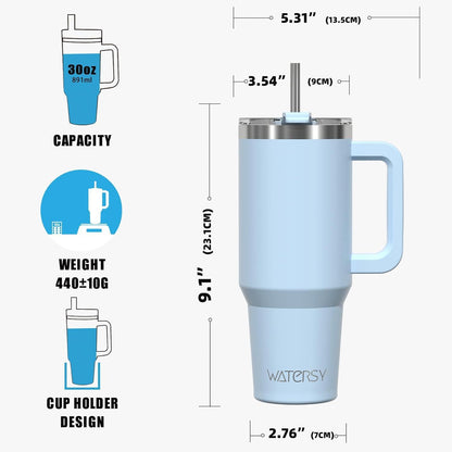 Kaffeebecher to Go Thermobecher 30oz Doppelwandig Edelstahl Vakuum