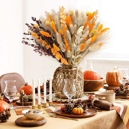 105x Getrocknetes Pampasgras - Herbst Deko & Boho Blumen