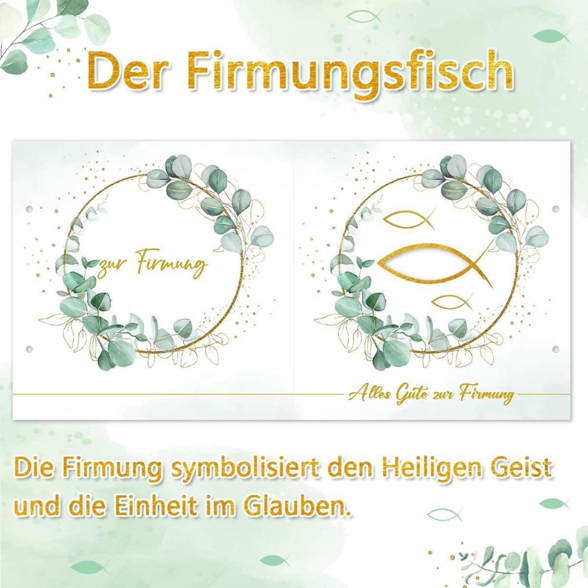 Geldgeschenk zur Firmung mit DIY Karte und Aufklebern
