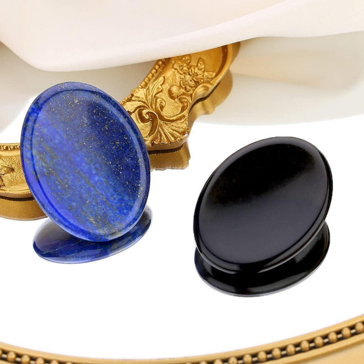 Lapislazuli Daumenstein Handschmeichler für Meditation und Entspannung