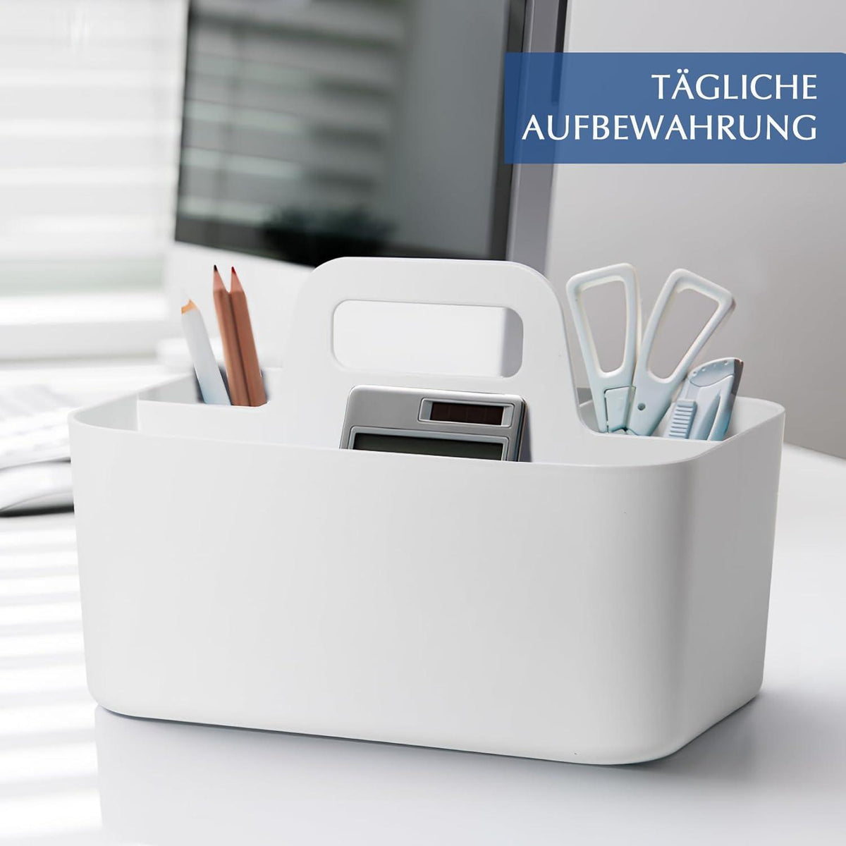 Kunststoffkorb Organizer Aufbewahrung 24x15x11 cm