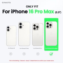 ORNARTO iPhone 16 Pro Max Hülle MagSafe kompatibel stoßfest
