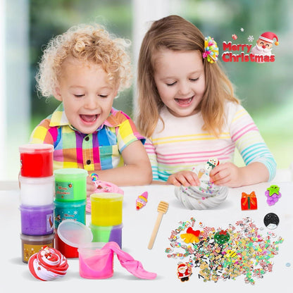 Adventskalender Schleim Set Weihnachtskalender Kinder Jungen