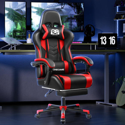 OneGame Gaming Stuhl mit Fußstütze, hohe