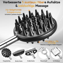 Rückenkratzer Ausziehbar mit 5 Aufsätzen – Perfektes Geschenk für Männer