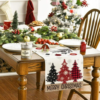 Weihnachtsdeko Tischläufer Weihnachtstischläufer Christmas