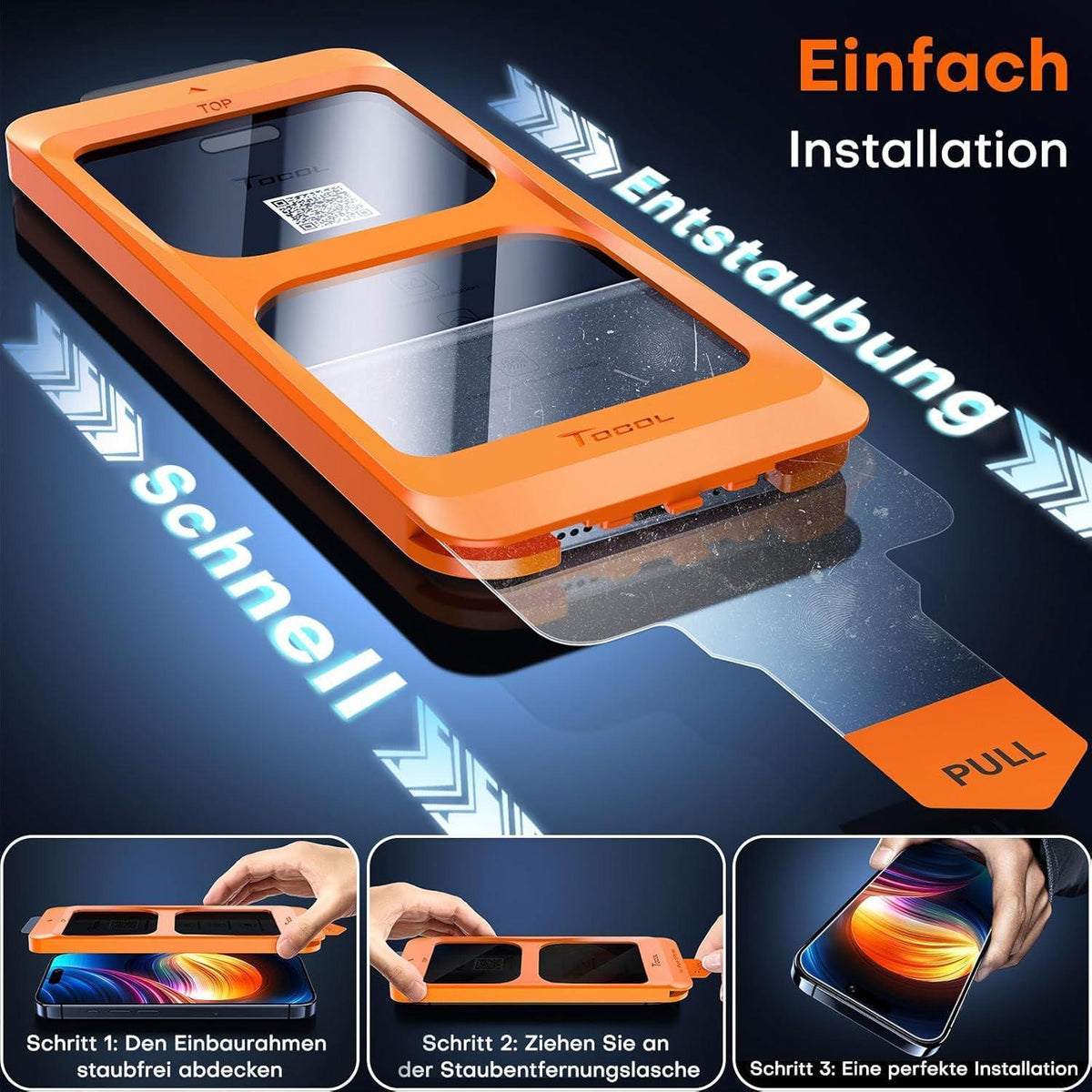 Schutzfolie für iPhone 13/13 Pro/16e mit Sichtschutz