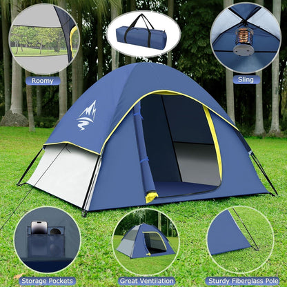 UCANFIX Campingzelt 2 Personen Wasserdicht Winddicht