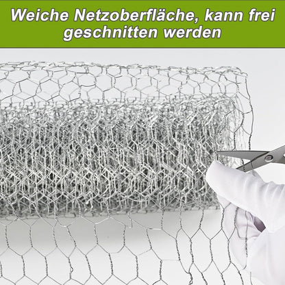 Kaninchendraht 0.4 x 12m – Verzinkter Maschendraht Zaun