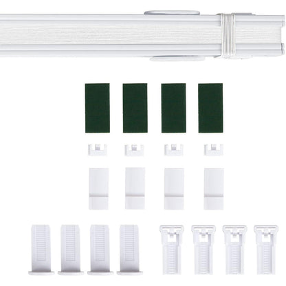 Plissee ohne Bohren Verdunkelung für Fenster Thermo 80x230cm