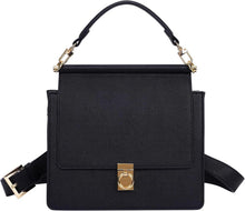 Kleine Umhängetasche Damen French Style Ledertasche Schultertasche
