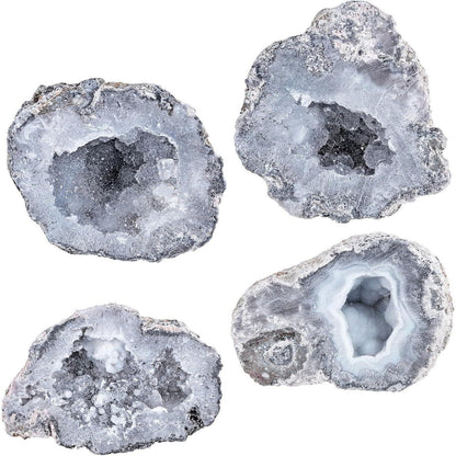 Natürlicher Achat Druse Geode Kristall, Heilstein & Deko, Mittlere Größe