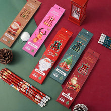 30er Set Weihnachtsbleistifte mit Radiergummi, 5 Designs