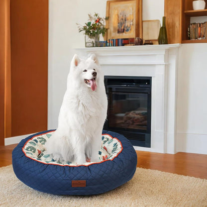 Hundebett Hundekorb Warmer kühler Matte mittelgroße Hunde 70x16cm Blau