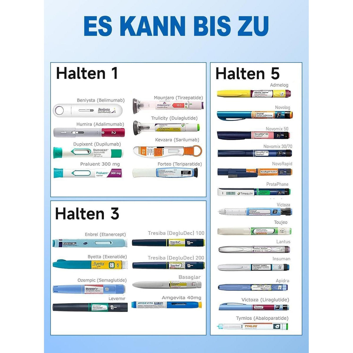 Insulin Pen Kühltasche – 48 Stunden Kühlung & TSA-zugelassen