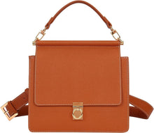 Kleine Handtasche Damen Umhängetasche Ledertasche French Style mit