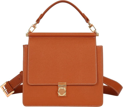 Kleine Handtasche Damen Umhängetasche Ledertasche French Style mit