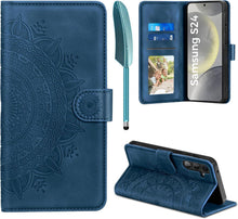 Samsung Galaxy S24 5G Flip Wallet Lederhülle mit Standfunktion