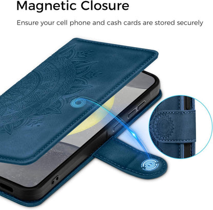 Samsung Galaxy S24 5G Hülle - PU Leder Case mit Kartenfach, Magnet und Standfunktion