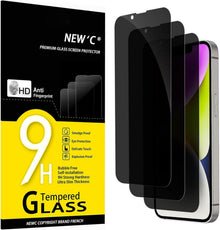 Sichtschutz Panzer Schutz Glas für iPhone 14 Pro 9H Härte 3er Set