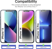 3x NEW'C Sichtschutz Panzerglas iPhone 14/13/13 Pro 6,1 Zoll