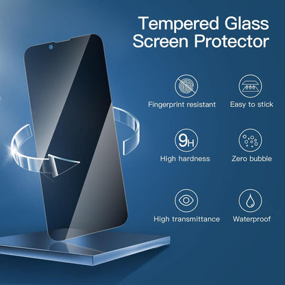 Sichtschutz Panzer Schutz Glas für iPhone 14/13/13 Pro, 3er Set 9H Härte 6,1 Zoll