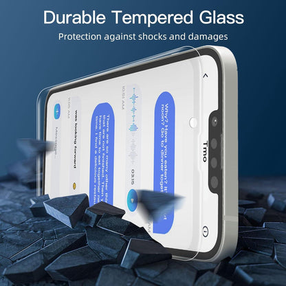 3er Set Sichtschutz Panzerglas iPhone 14 13 Pro 6,1 Zoll 9H Härte
