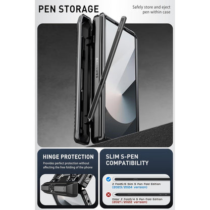 Galaxy Z Fold 6 Hülle mit S Pen Halter und Displayschutz