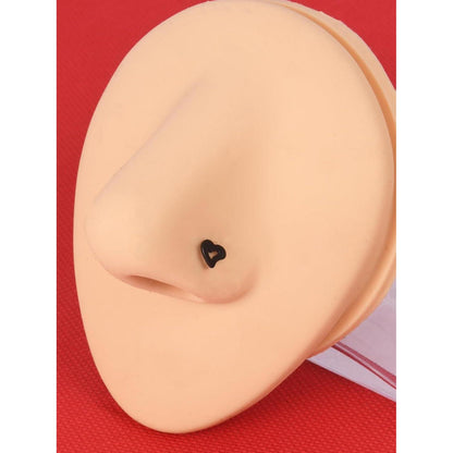 Nasenstecker Chirurgenstahl 15 Stück Schwarz | Damen Nasenpiercing Schraube Ring