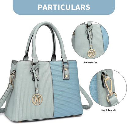 Damen Handtasche Schultertasche Henkeltasche PU Leder Vintage