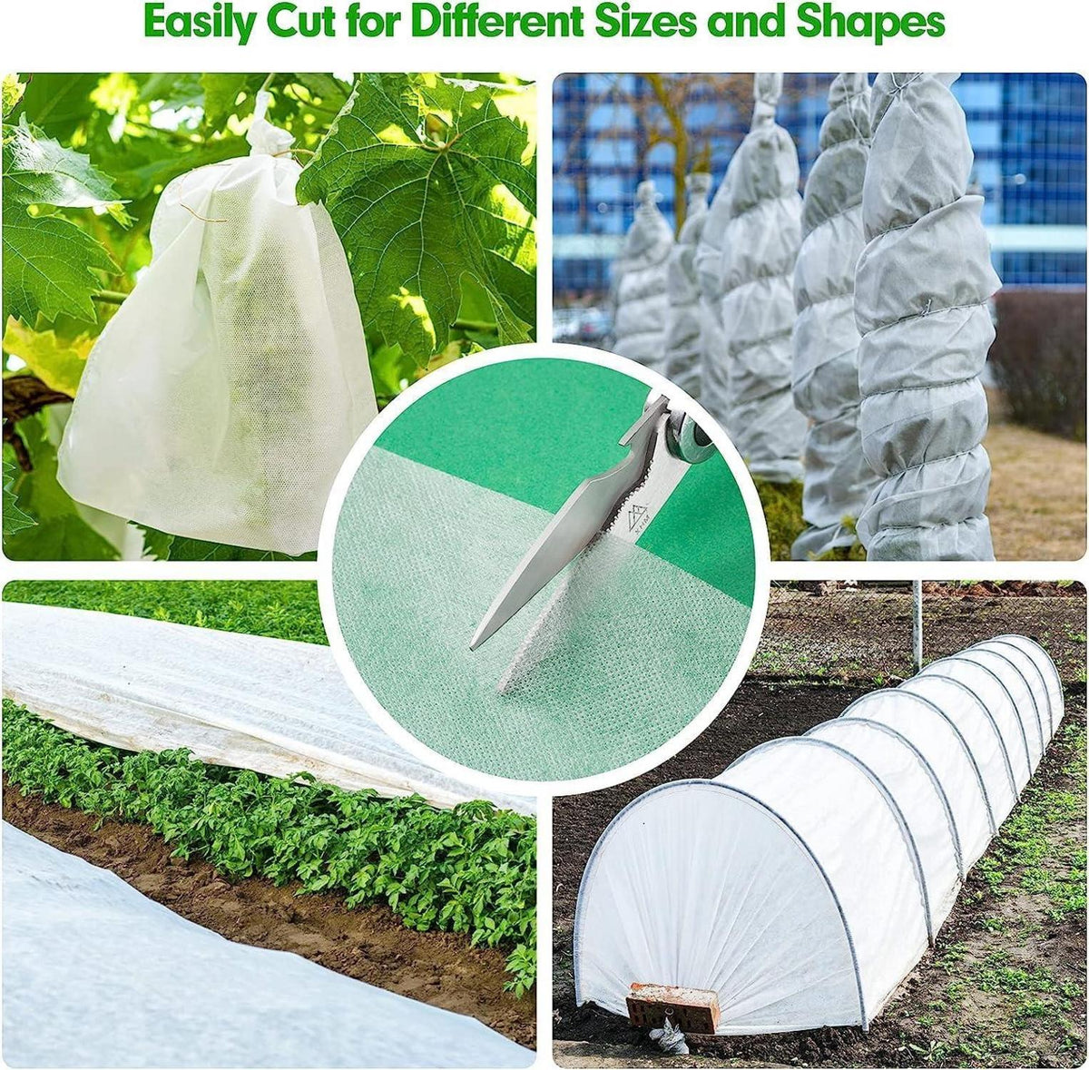 Gartenvlies Frostschutz Pflanzendecke 40g/m² Winterschutz 2*10M