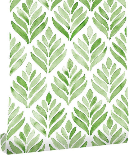 Selbstklebende Fototapete Grün Pflanzen Laub PVC 44x600 cm