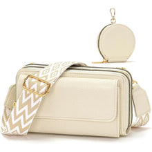 Damen Handytasche Umhängetasche Klein Schwarz Crossbody Bag