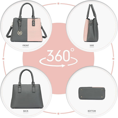 Elegante Damen PU Leder Handtasche Henkeltasche Vintage Hobo-Tasche