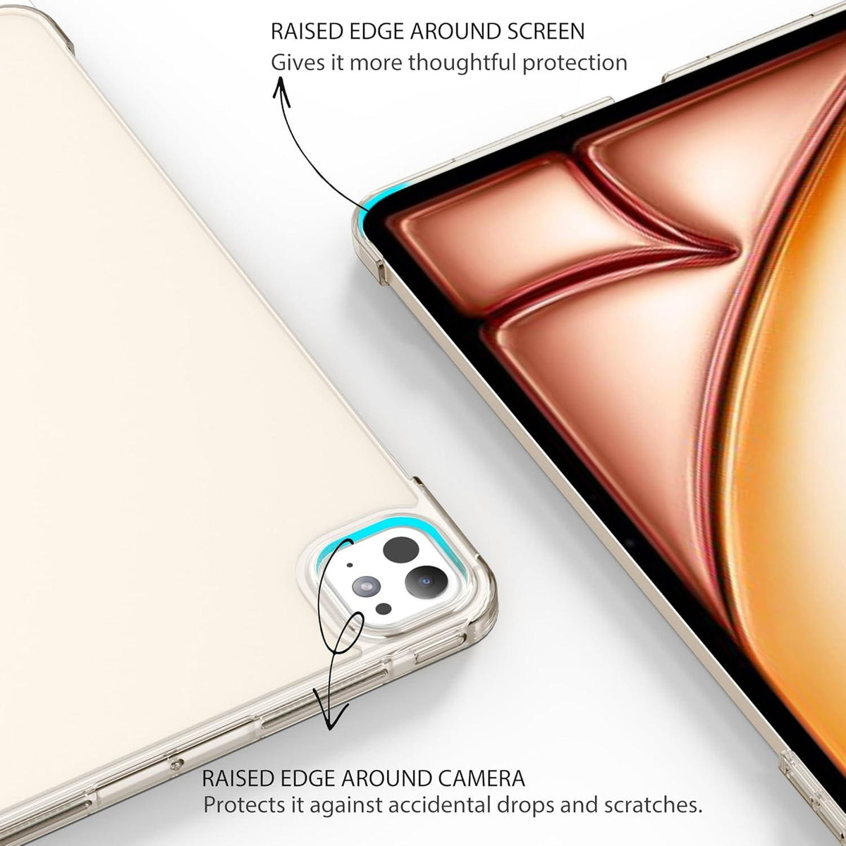 iPad Pro 11 Zoll 2024 Hülle Ultra Dünn Matt Rückseite Polarstern