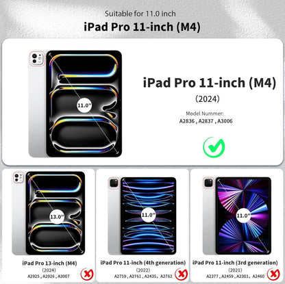 EasyAcc Schutzhülle für iPad Pro 11 Zoll M4 2024 Himmelblau