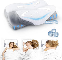 Orthopädisches Memory Foam Seitenschläferkissen mit Höhenverstellung