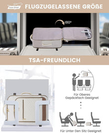 Handgepäck Rucksack 40L Laptop Damen Reise Business
