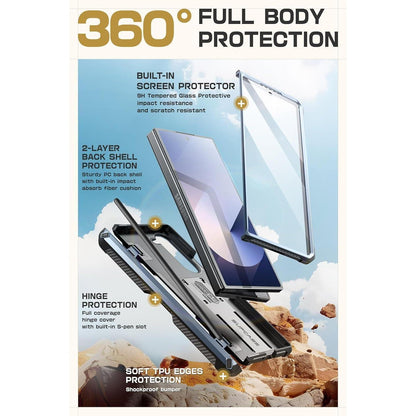 Schutzhülle für Samsung Galaxy Z Fold 6 mit S-Stifthalter und Ständer